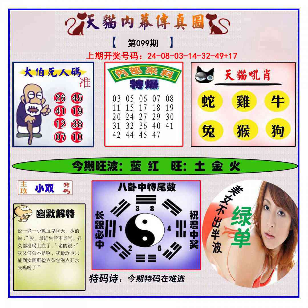 099期内幕传真图[图]