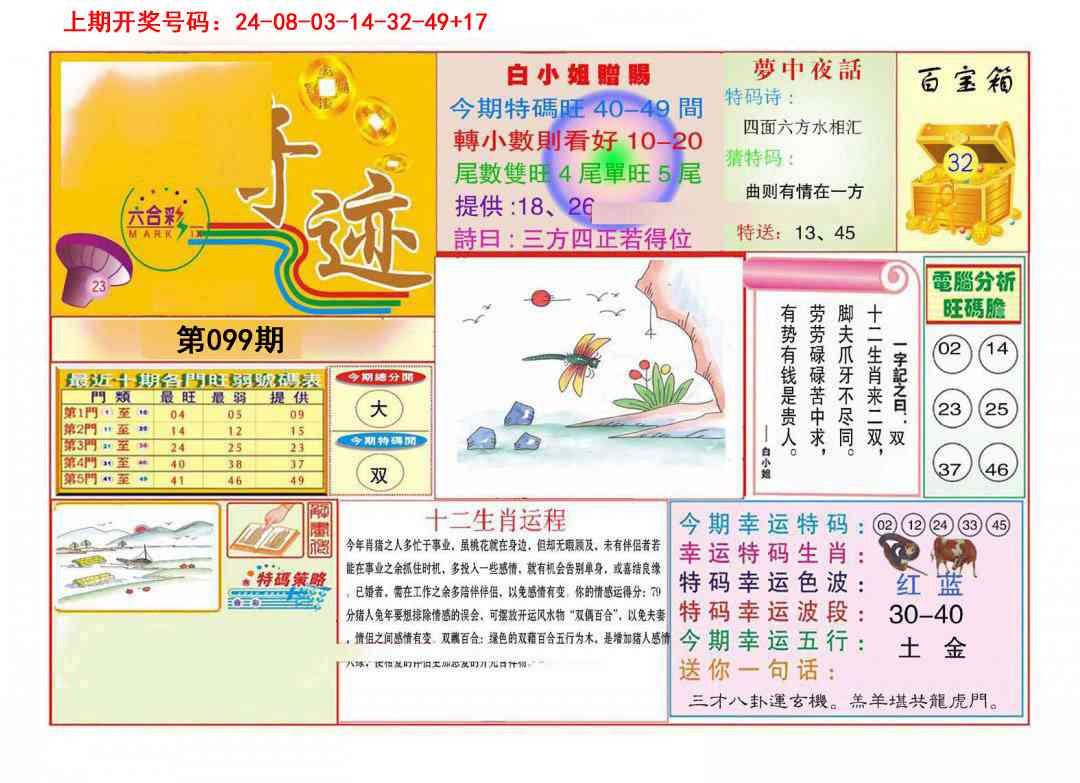 099期九龍奇迹A(推荐)[图]